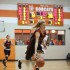 Madison Ralston drives the ball down the court against Celina. Photo by Christopher Piel / The Talon News