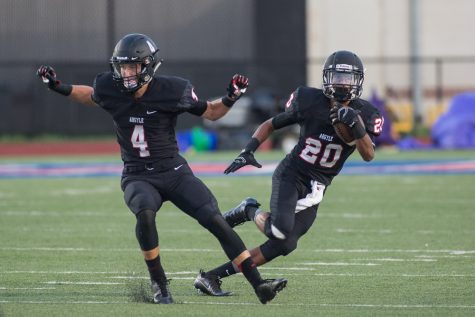 Varsity Football Defeats La Grange in Second Game of the Season