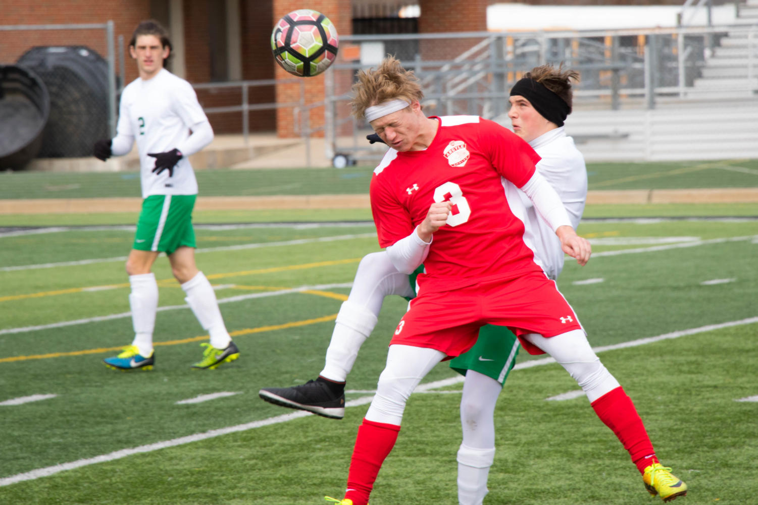 Senior Cale Nanny plays against Mabank in the Kennedale Tournament in Kennedale, TX on Jan. 19. (Campbell Wilmot/The Talon News)