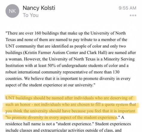 UNT Petition Stirs Controversy