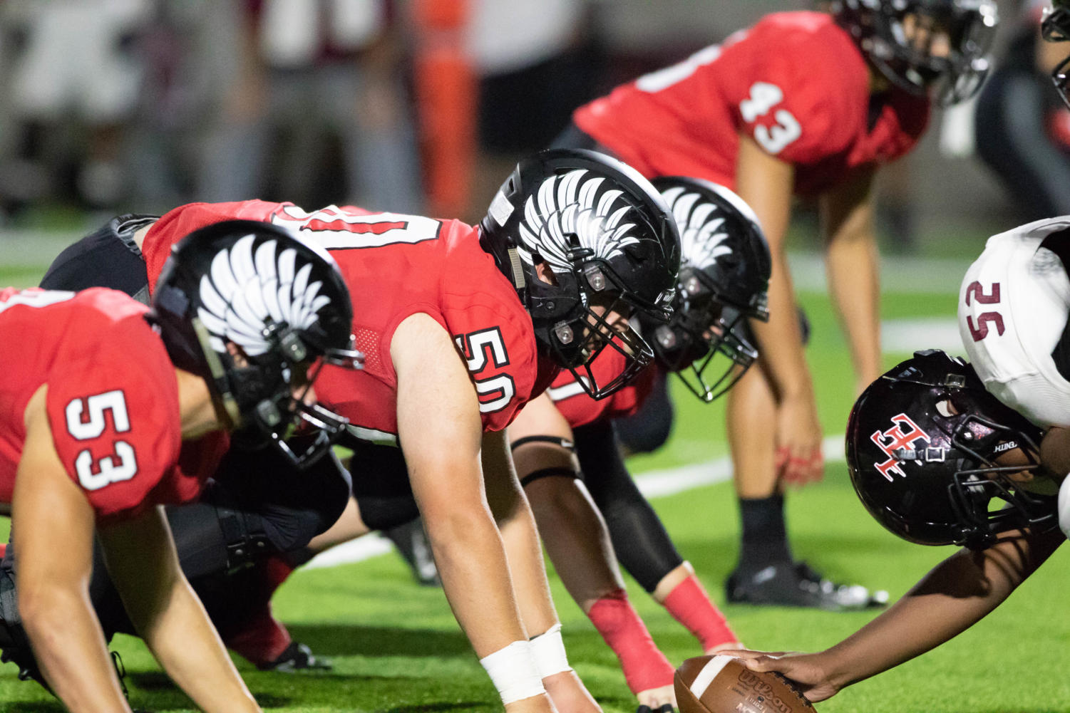 Eagles play Liberty Eylau on September 26, 2018, in Sulphur Springs, TX. (Jordyn Tarrant/The Talon News)