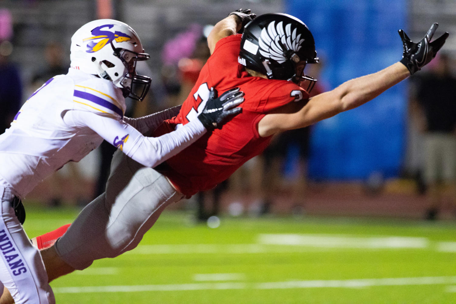 Argyle Eagles play Sanger for the Homecoming game at Argyle High School in Argyle, Texas, on October 5, 2018. (Jordyn Tarrant / The Talon News)