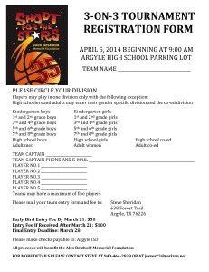 Shoot For The Stars 3-On-3 Registration Form (1)