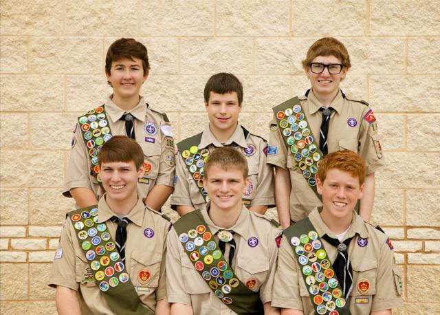 Seven Eagles Receive Their Eagle Scout Award