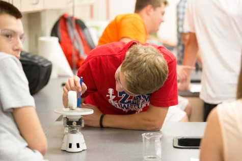 Eagles go through their daily school routine at Argyle High School in Argyle, Texas on Sept. 16, 2014. (Christopher Piel / The Talon News)