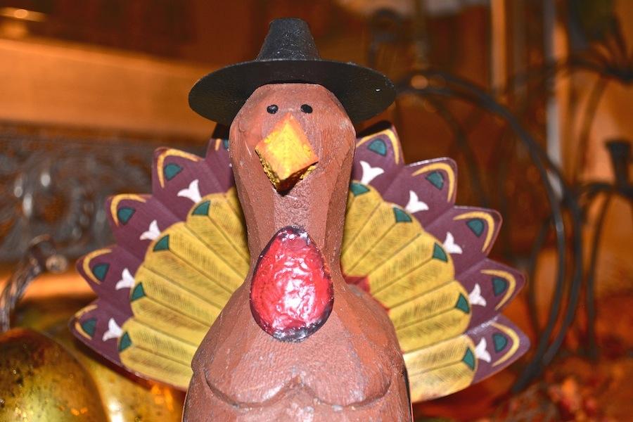 Families celebrate the holidays by decorating with small crafts like the easy-to-make paper mache turkey. (Avery Austin / The Talon News)