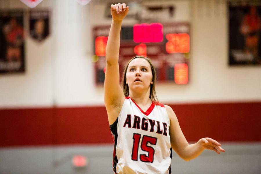Girls basketball vs Aubrey at Argyle High School in Argyle, Texas on Jan. 9, 2015. (Caleb Miles / The Talon News)