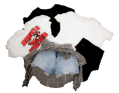 When preparing for Friday Night Lights, there is a whole style for the game like the items featured above. Wednesday, Sept. 23 at in, TX. (Annabel Thorpe / The Talon News)