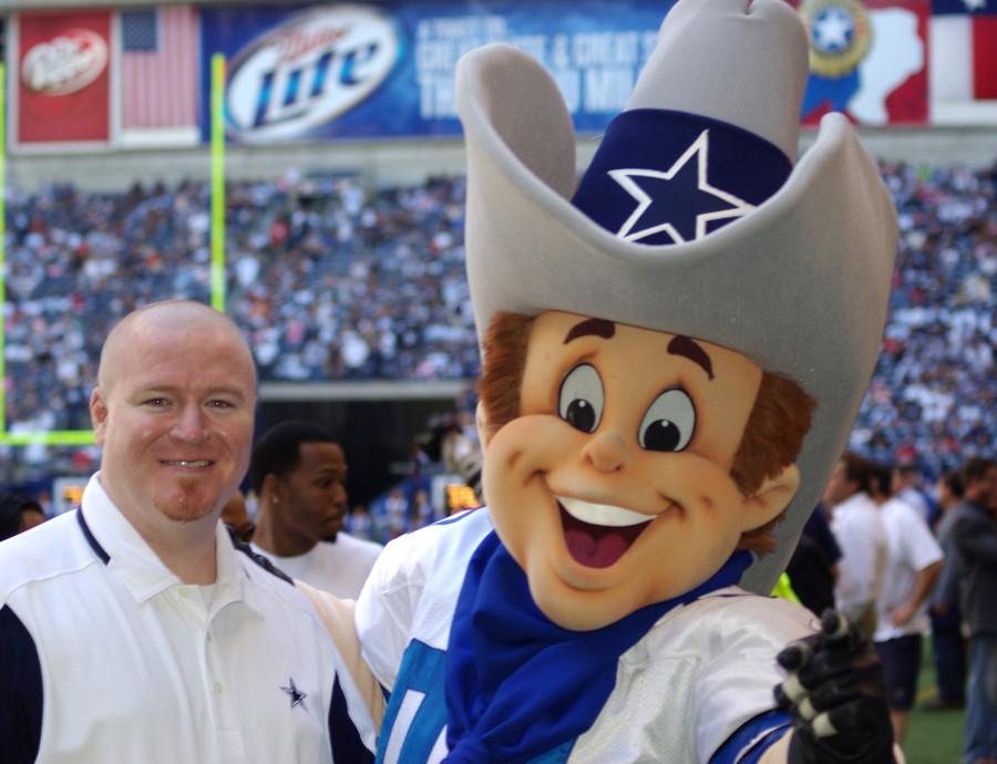 The Dallas Cowboys mascot enjoys one of their games. (Courtesy Photo/Creative Commons)