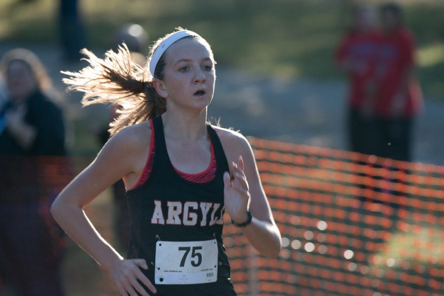 Argyle Eagles compete in cross country at Decatur high school Dectatur High school in Decatur, Texas on Wednesday. (Hudson McCabe / )