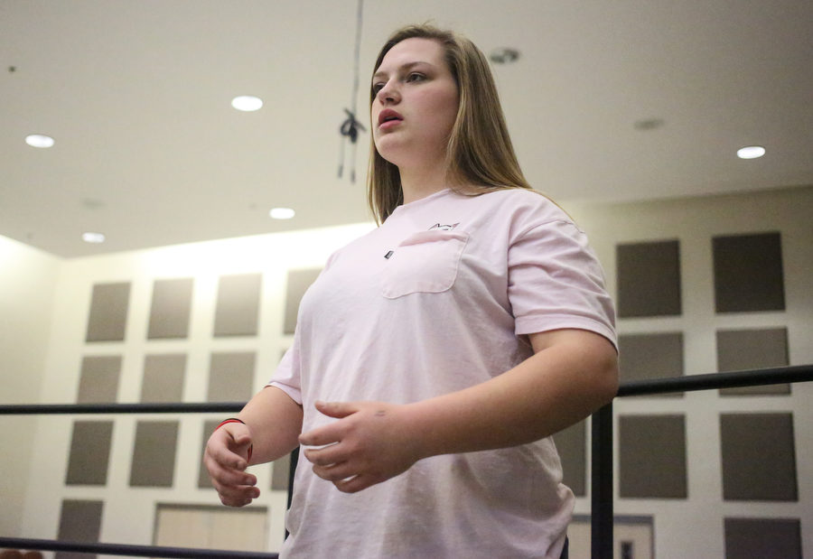 Voices of the student body also contribute to the sound of Argyle High School on Jan. 18, 2017 in Argyle, Texas. (GiGi Robertson/The Talon News)