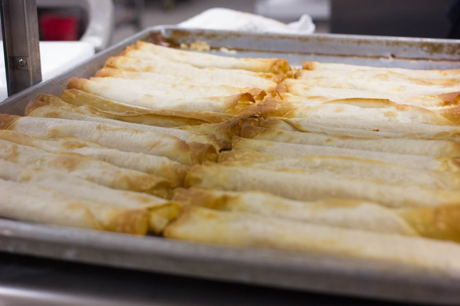 The school serves crispitos, a student favorite, for lunch at Argyle High School on March 7, 2017 in Argyle, Texas. (Kenzie Hindman/ The Talon News)
