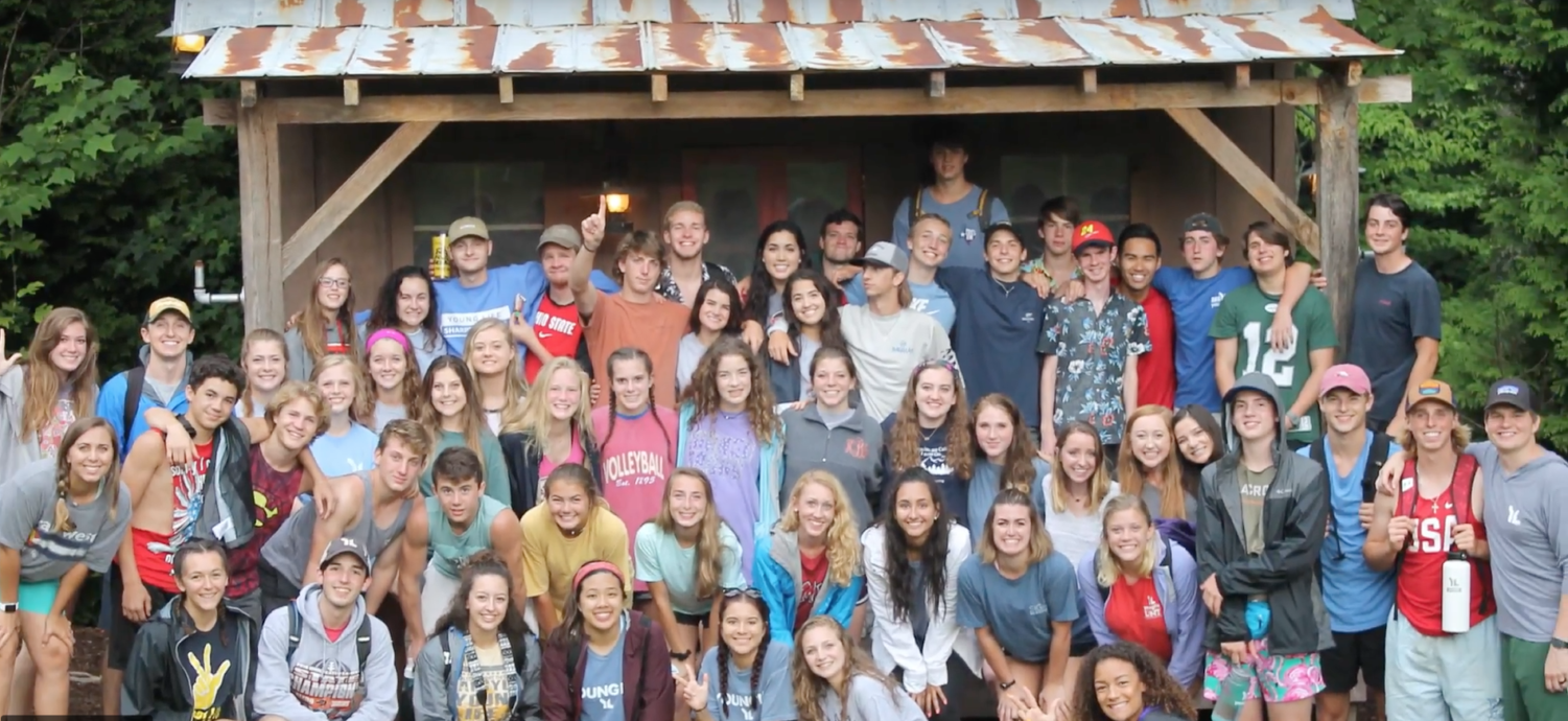 Members of Younglife participate in Younglife camp, Sharptop Cove, in Jasper, Georgia in June 2017. (Photo courtesy: Kody Delmare)