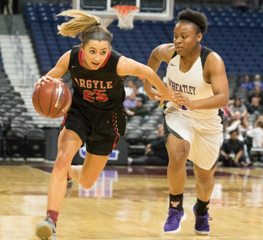 The Lady Eagles take on Wheatley in the UIL State Semi-Final Game and take the game with a score of 62-46. The team is to play at the Alamodome the following night at 7pm. (Campbell Wilmot (Campbell Wilmot/ The Talon News)