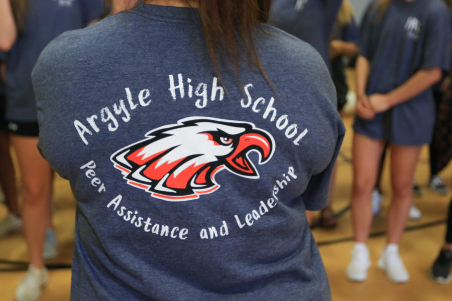 PALS students  attend leadership training  at Argyle High School in Argyle, Texas, on September 11, 2018. (Georgia Penn / The Talon News)