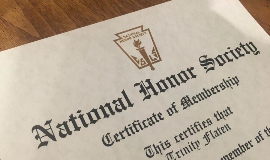 The National Honor Society accepts too many students on May 18, 2019. (Trinity Flaten / The Talon News)