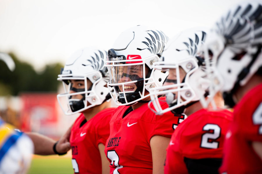 Argyle Eagles defeat the Chapel Hill Bulldogs at the first home game of the season, with help of quarterback Bo Hogeboom in Argyle Texas on September 13, 2019. (Jordyn Tarrant | The Talon News)