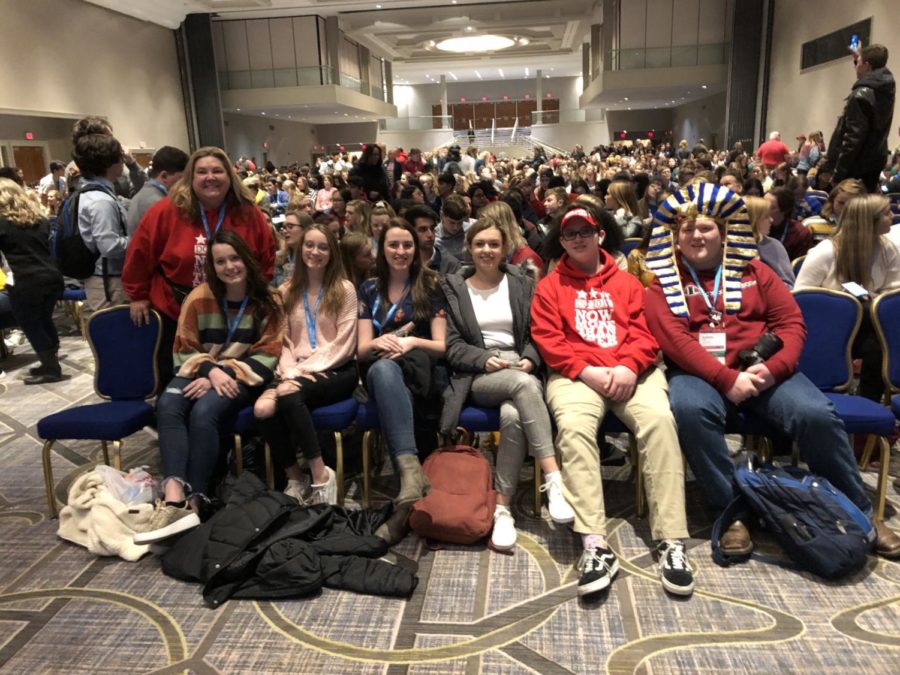 Staff Members attend the annual Journalism Educators Association (JEA) convention on November 23, 2019 in Washington D.C. (Photo Courtesy Jeanne Acton)