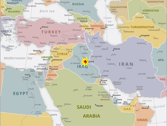 Tensions remain high after military action from both Iran and the United States. (Photo courtesy of CIA World Factbook)