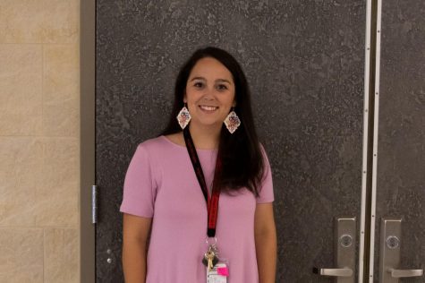 New Assistance Principal Taylor Gilbreath learns how to navigate a new school during a pandemic. (Josh Fritz / The Talon News)