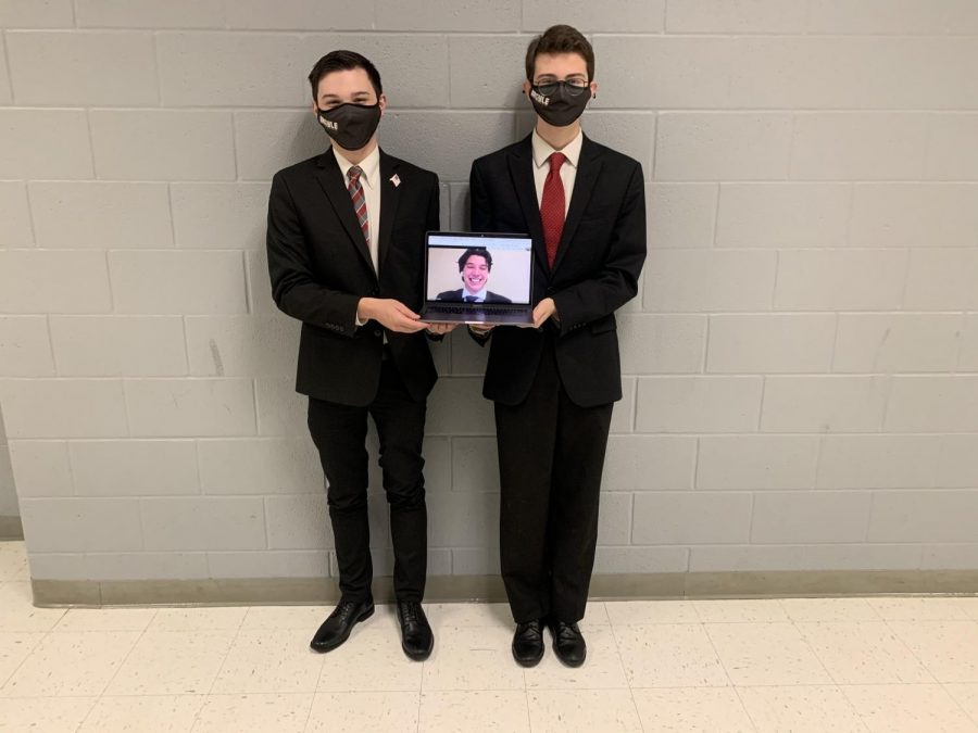 The Debate team competed in a virtual contest on Nov. 9, 2020 at Argyle High School. (Photo Courtesy AHS Debate)