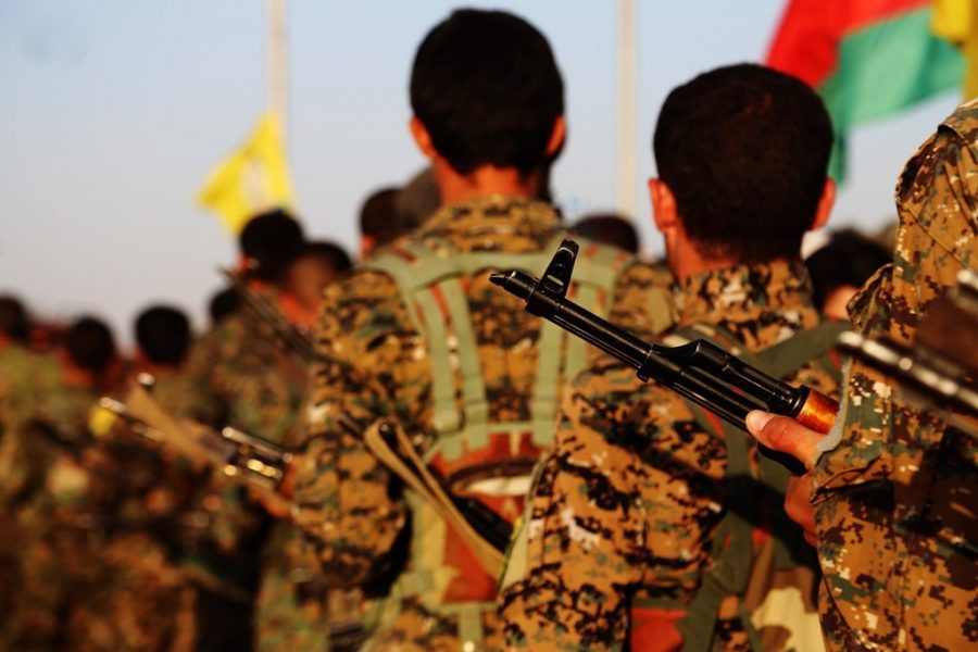 Kurdish YPG Fighters by Kurdishstruggle is licensed under CC BY 2.0