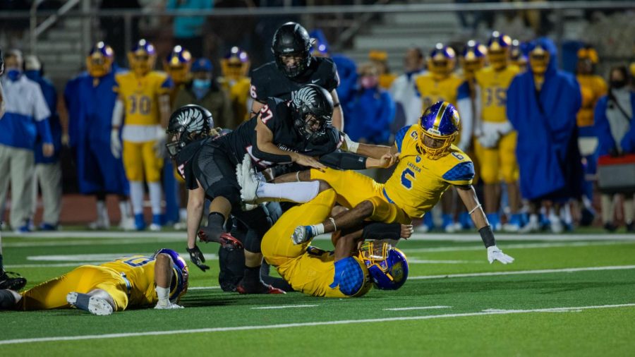 The Argyle Eagles defeat the La Vega Pirates in Joshua, TX on Nov. 28, 2020 (Katie Ray / The Talon News)