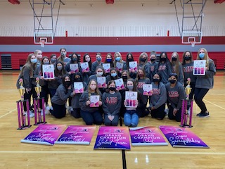 The Majestics earned many awards at their first contest (Photo courtesy AHS Majestics). 
