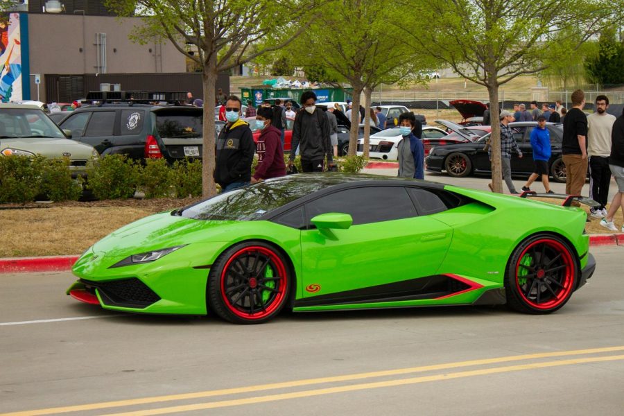 Green Cars from Dallas Car Meet