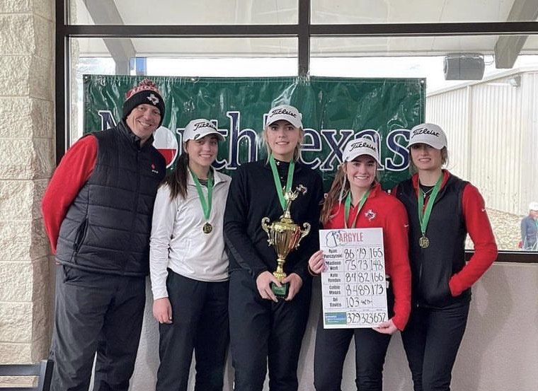 The Lady Eagle Golf Team won the NTHSGCA tournament on Feb. 18.