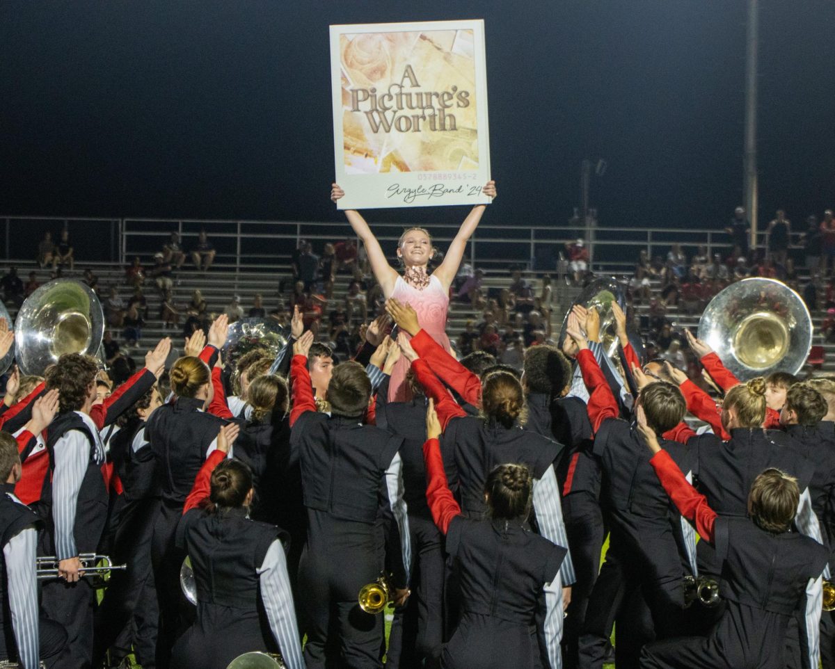 Band preforms at halftime at the Everman vs. Argyle football game at J.E. Mar Stadium on Oct. 4, 2024.