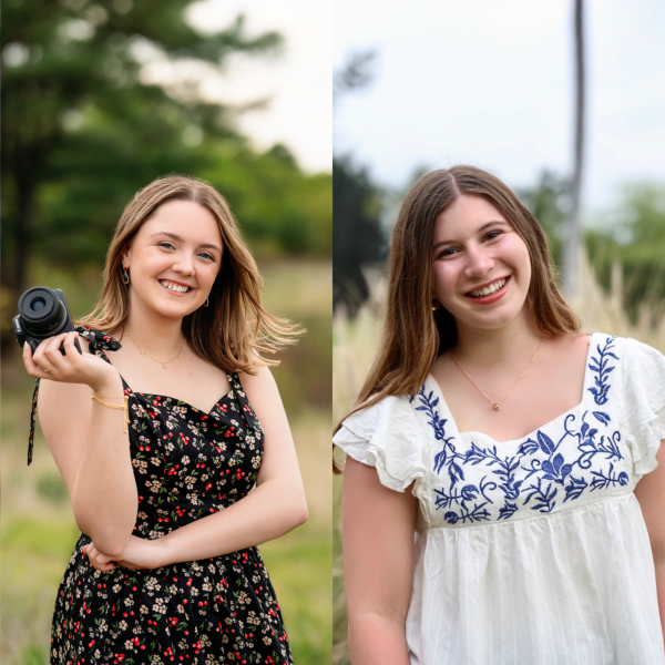 Editor-in-Chief Tierney Withrow (L) and Assistant Editor Cailey King (R).